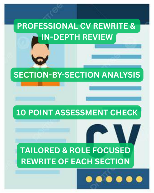 CV PROFESSIONAL REWRITE AND REVIEW